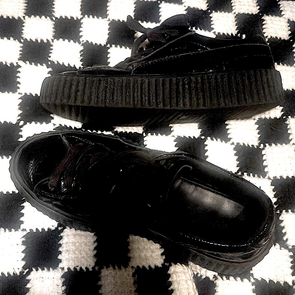 Fenty x Puma Creeper Sneaks go great with your umbrella-ella-ella eh,eh,eh
